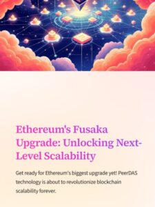 ⛓️ Ethereum’s Fusaka Upgrade Incoming