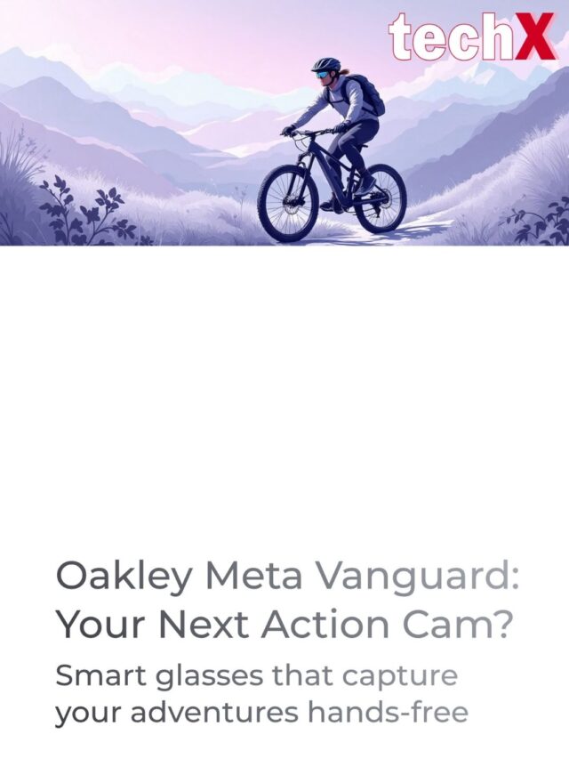 Ride. Record. Relive. 🚴‍♂️✨The new Oakley Meta Vanguard smart glasses