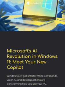 Microsoft doubles down on AI at the OS level.