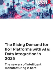 The future of manufacturing is intelligent, connected, and data-driven.