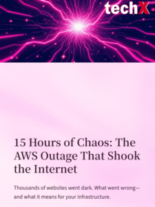 ⚠️ 15 hours of internet downtime. Thousands of businesses offline.