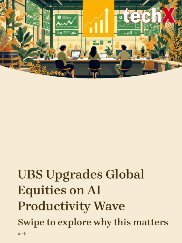 💡 UBS upgrades global equities — powered by the AI productivity revolution.
